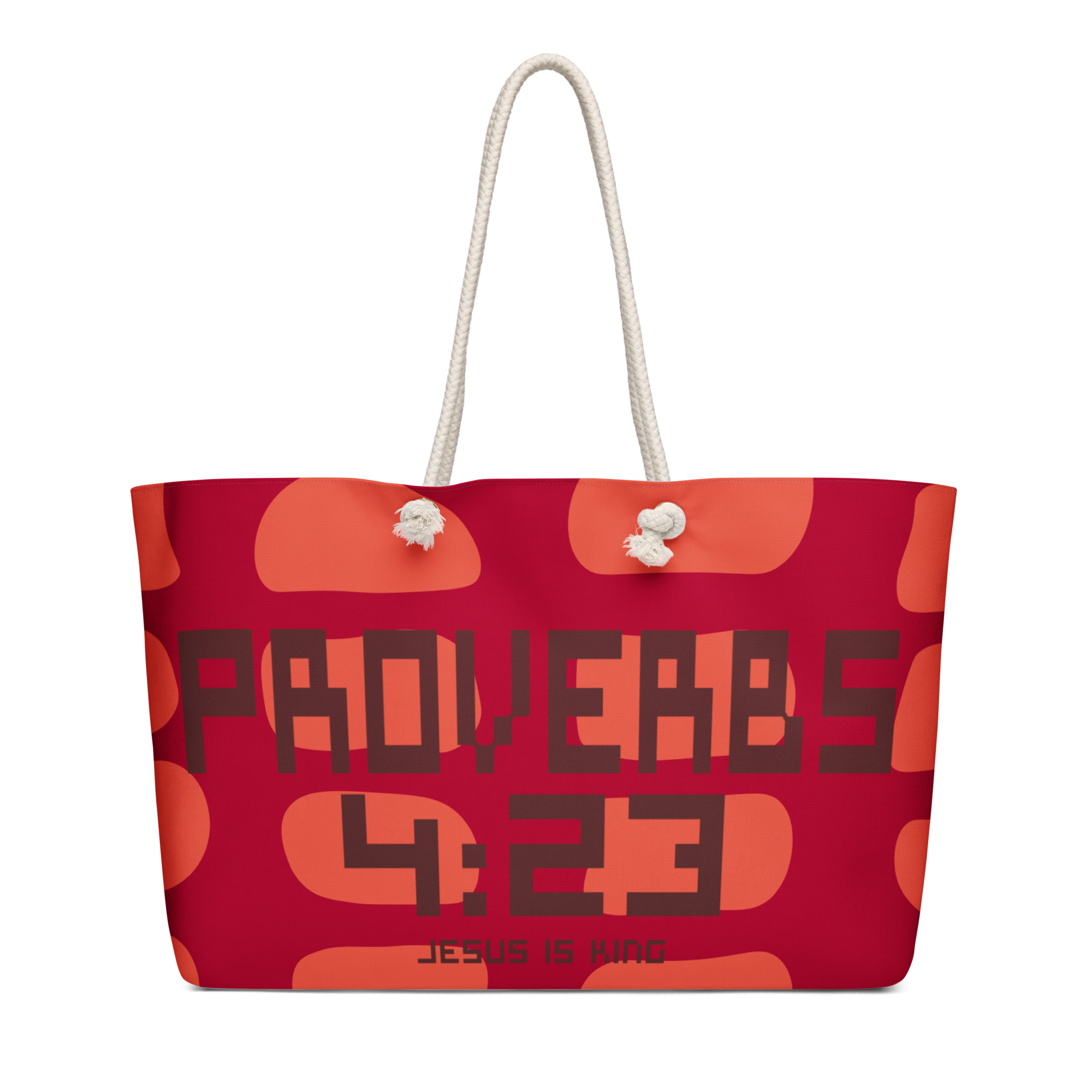 Proverbs 4:23 Oversized Weekend Bag