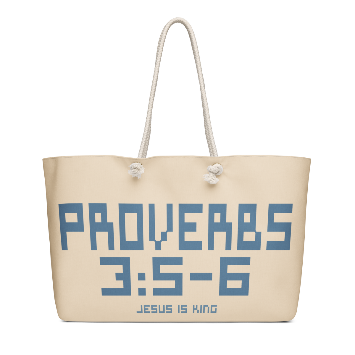 Proverbs 3:5-6 Oversized Weekend Bag