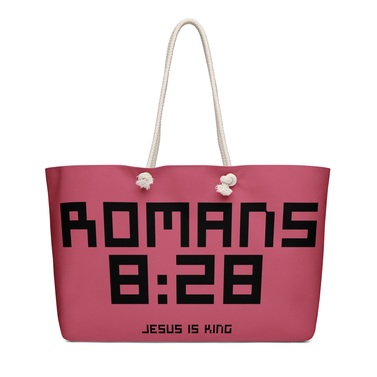 Romans 8:28 Oversized Weekend Bag