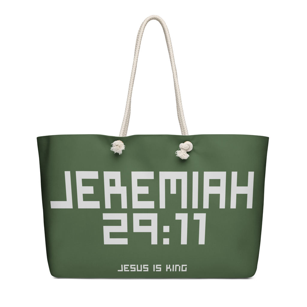 Jeremiah 29:11 Oversized Weekend Bag