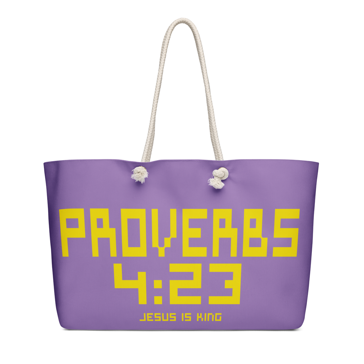Proverbs 4:23 Oversized Weekend Bag