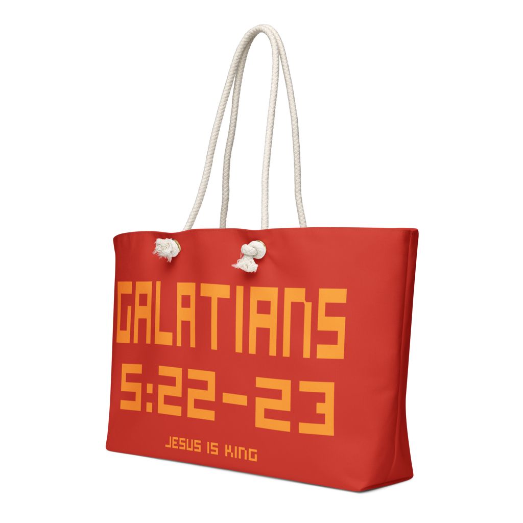 Galatians 5:22-23 Oversized Weekend Bag