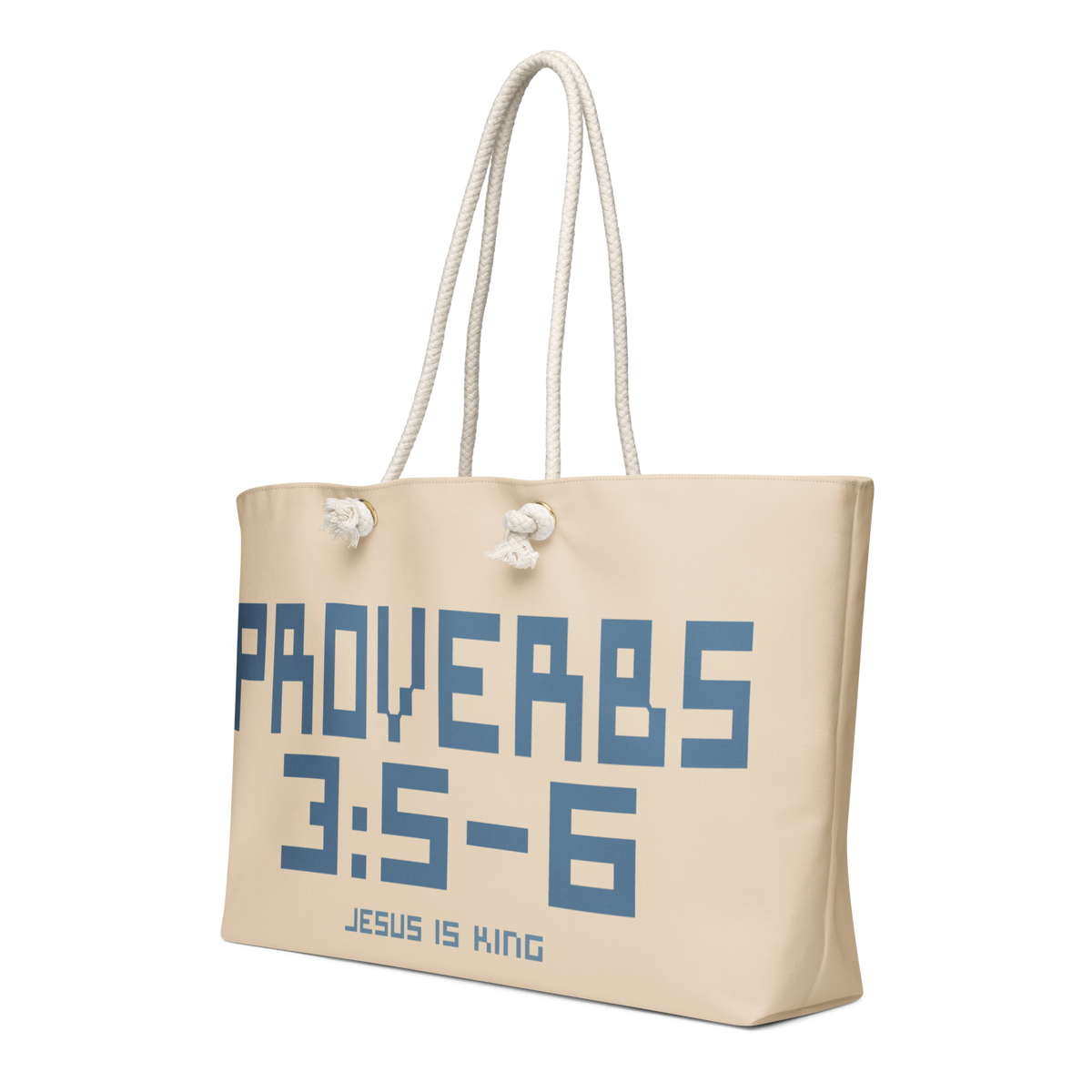 Proverbs 3:5-6 Oversized Weekend Bag