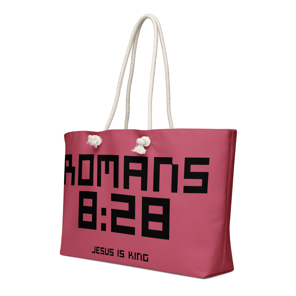 Romans 8:28 Oversized Weekend Bag