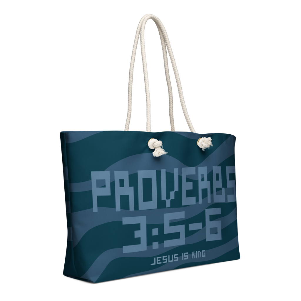 Proverbs 3:5-6 Oversized Weekend Bag