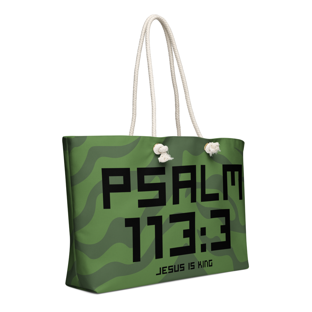 Psalm 113:3 Oversized Weekend Bag