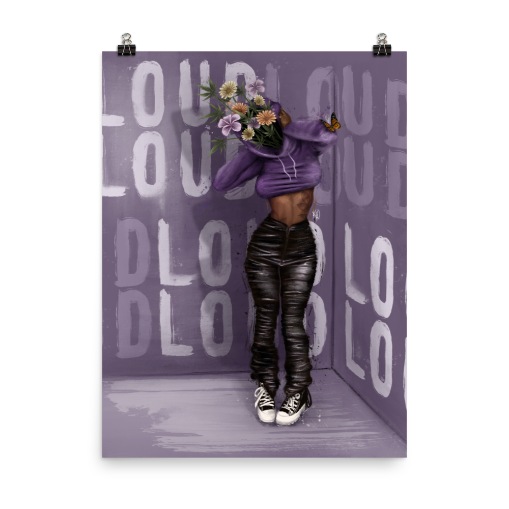 Loud Poster Print