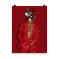 Buds & Roses Poster Print (Red)